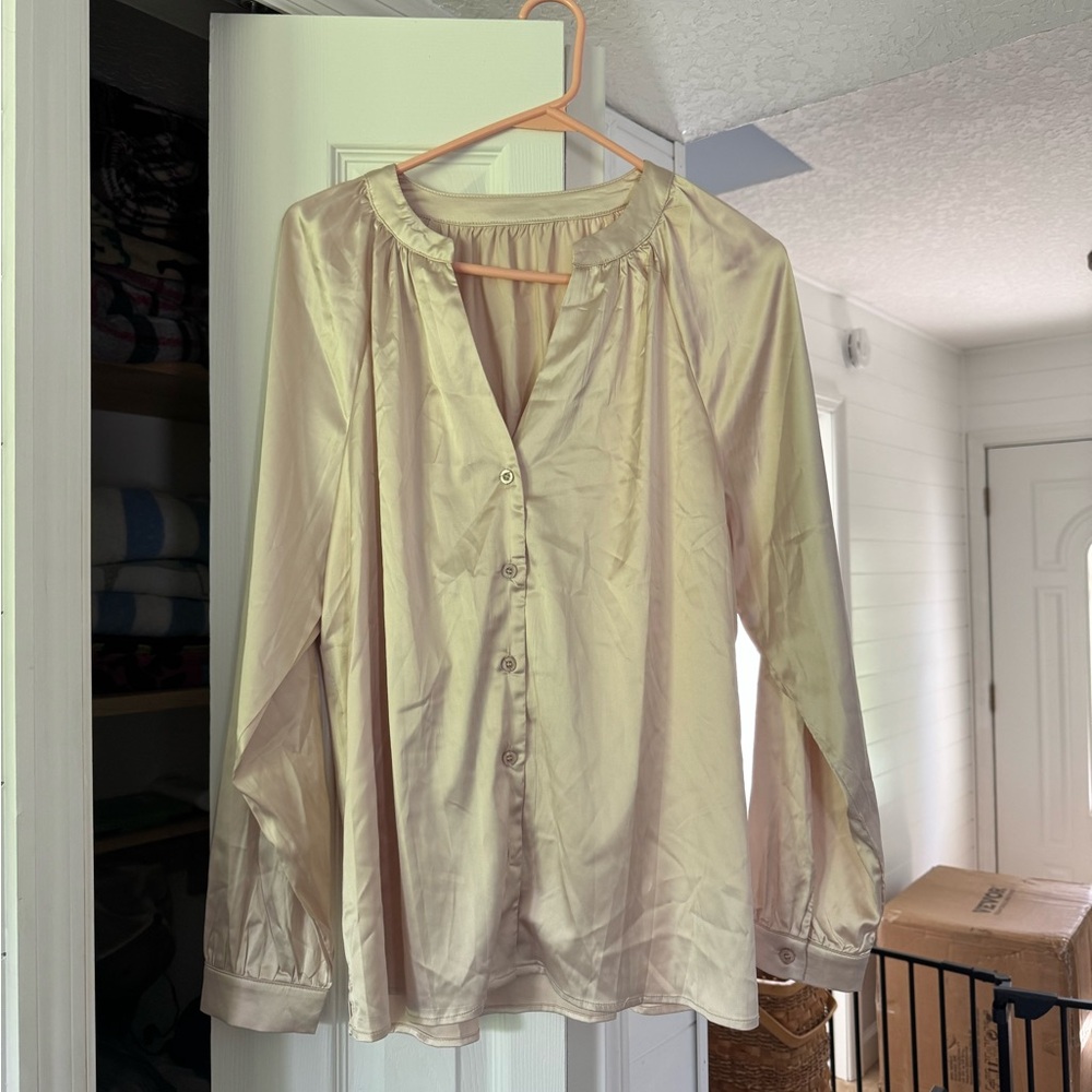 Women’s satin blouse
